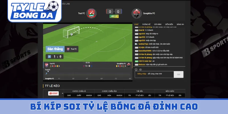 Bí kíp soi tỷ lệ bóng đá đỉnh cao tại Socolive